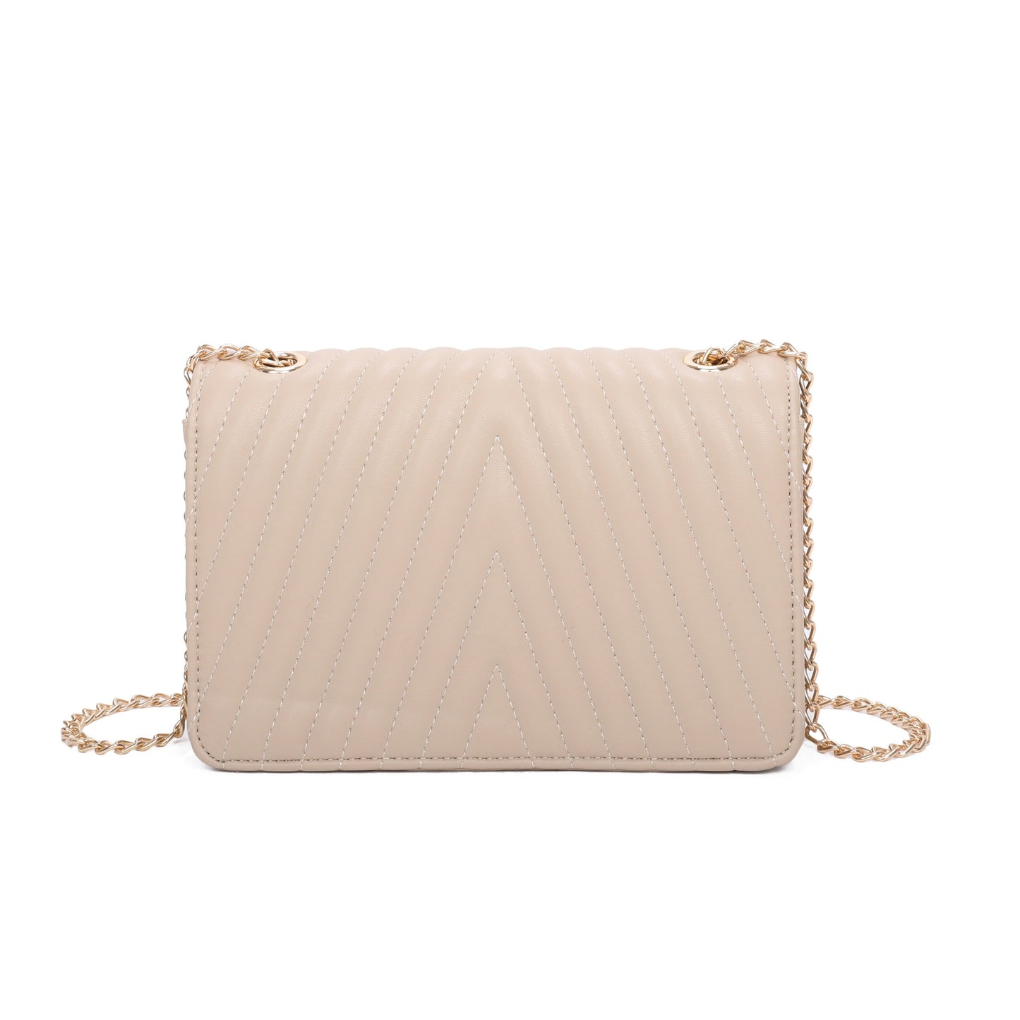 V Logo Quilted Satchel Bag - Sleek Styles