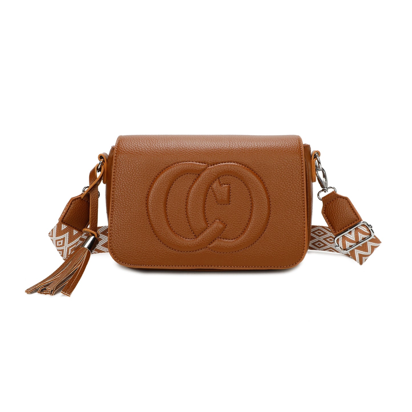 Tassel Cross Body bag / Shoulder Bag with Long Strap Hardware Gifts for her - Sleek Styles