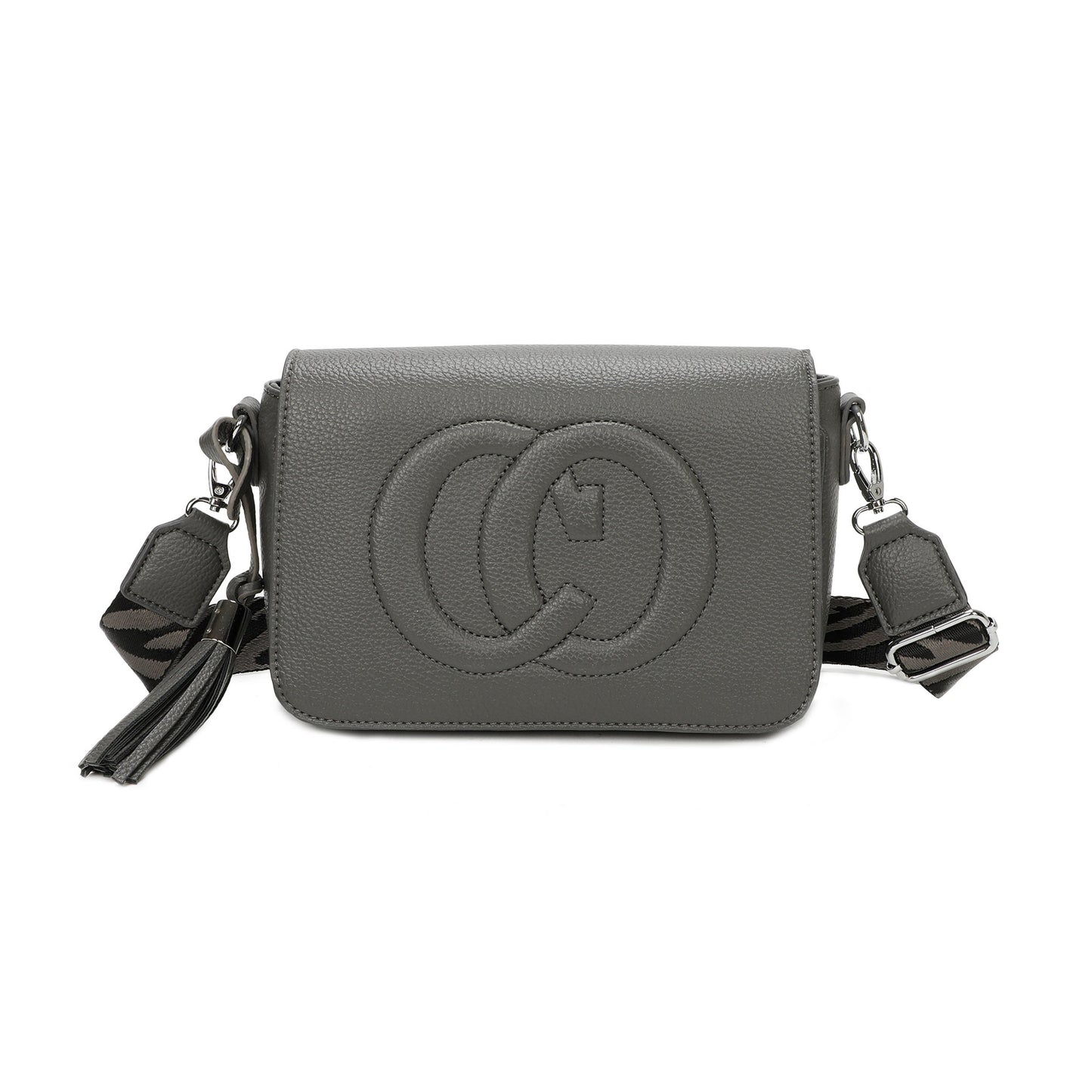 Tassel Cross Body bag / Shoulder Bag with Long Strap Hardware Gifts for her - Sleek Styles