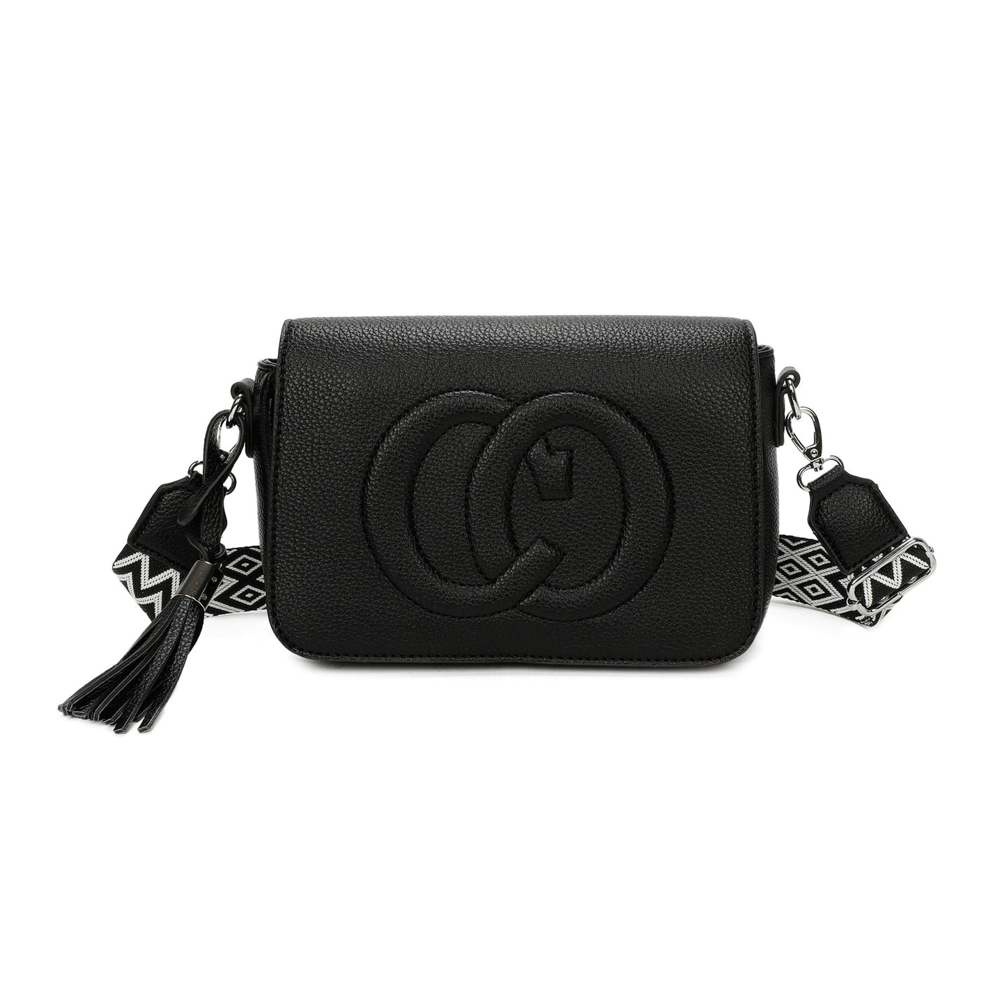 Tassel Cross Body bag / Shoulder Bag with Long Strap Hardware Gifts for her - Sleek Styles