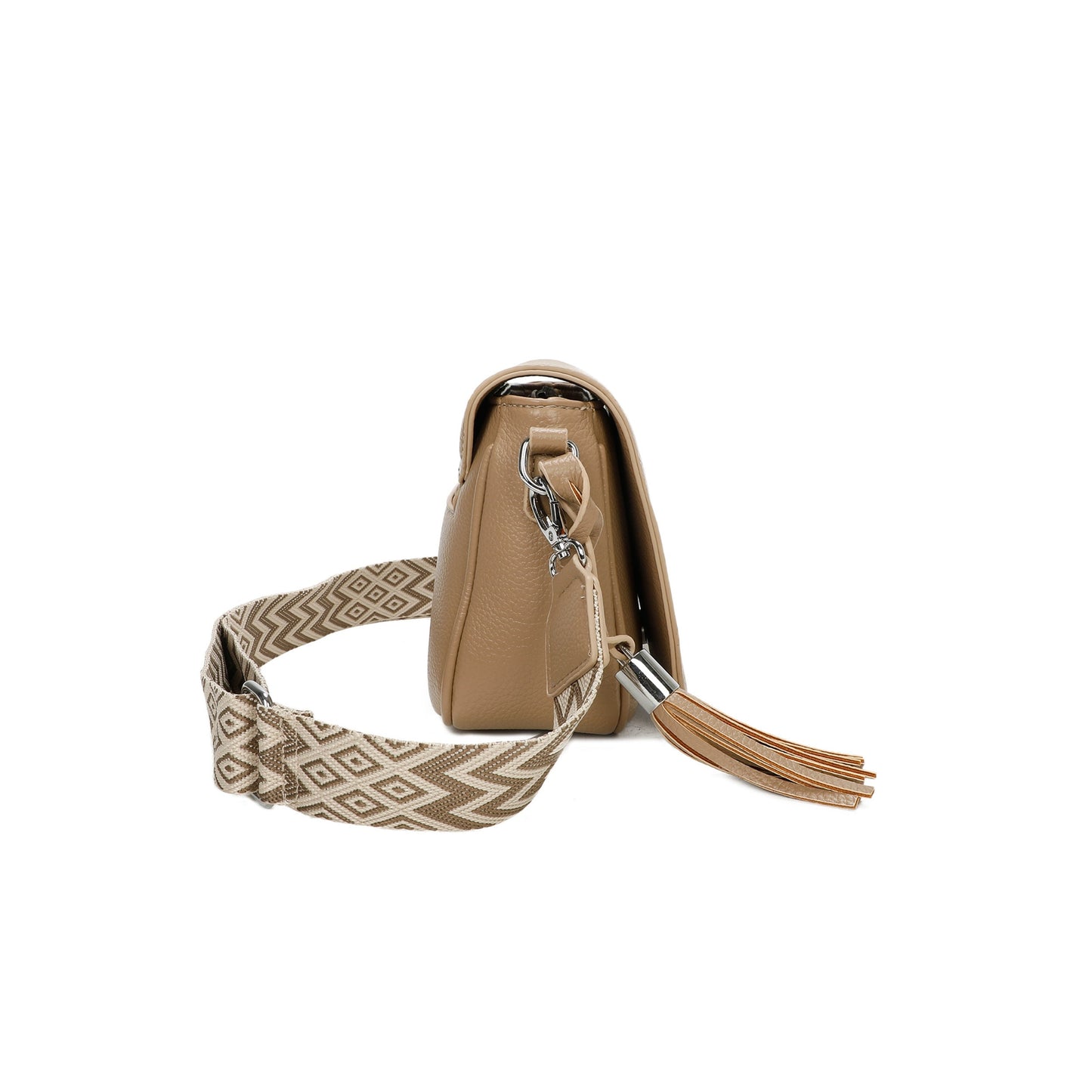 Tassel Cross Body bag / Shoulder Bag with Long Strap Hardware Gifts for her - Sleek Styles