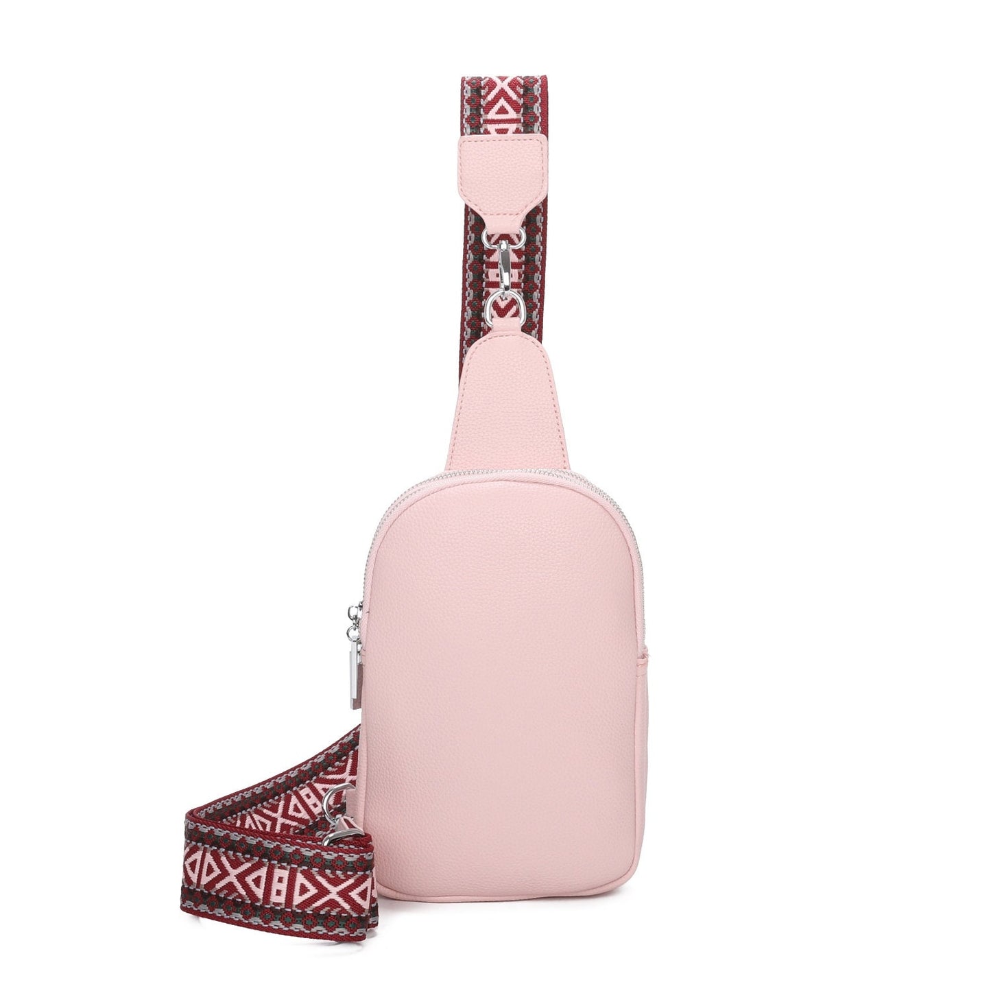 Wide Colouful Strap Women Sling Bum Bag Travel Hicking Gym Shoulder Bag - Sleek Styles