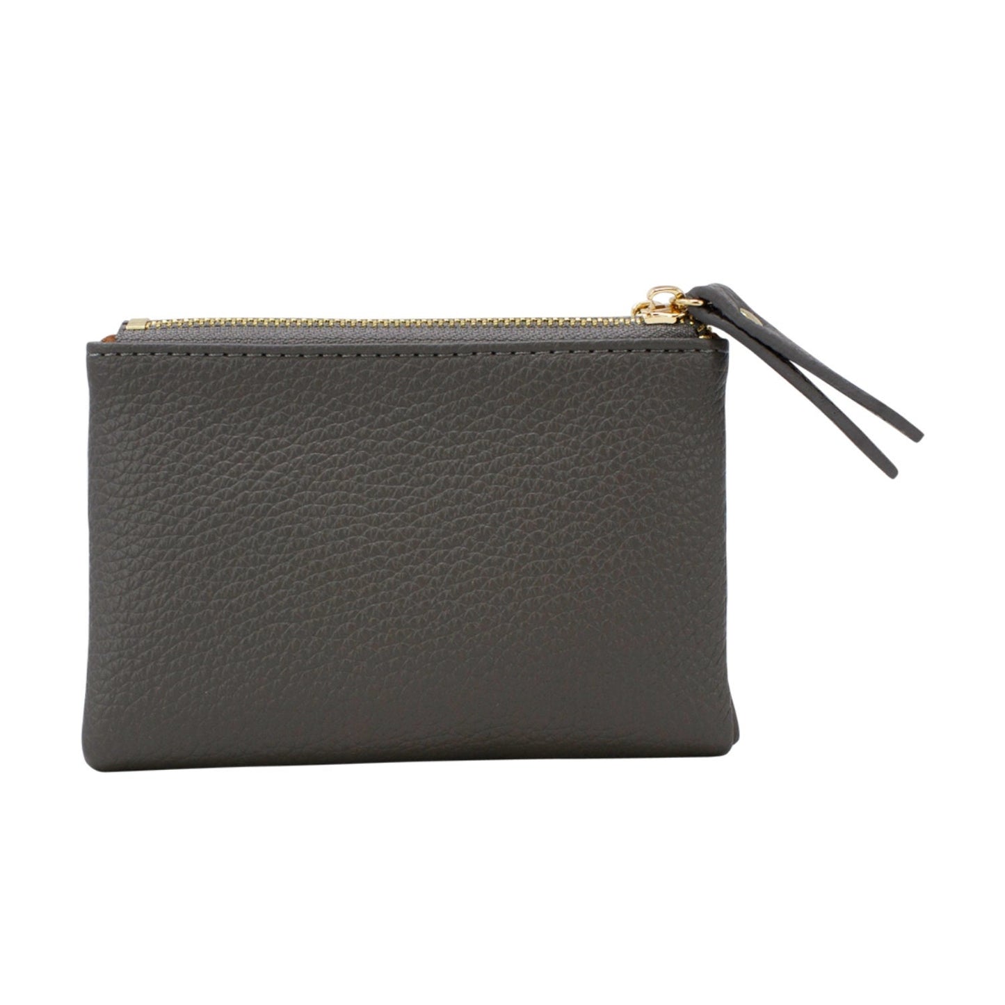 Small Folded Purse with Double Zippers - Sleek Styles