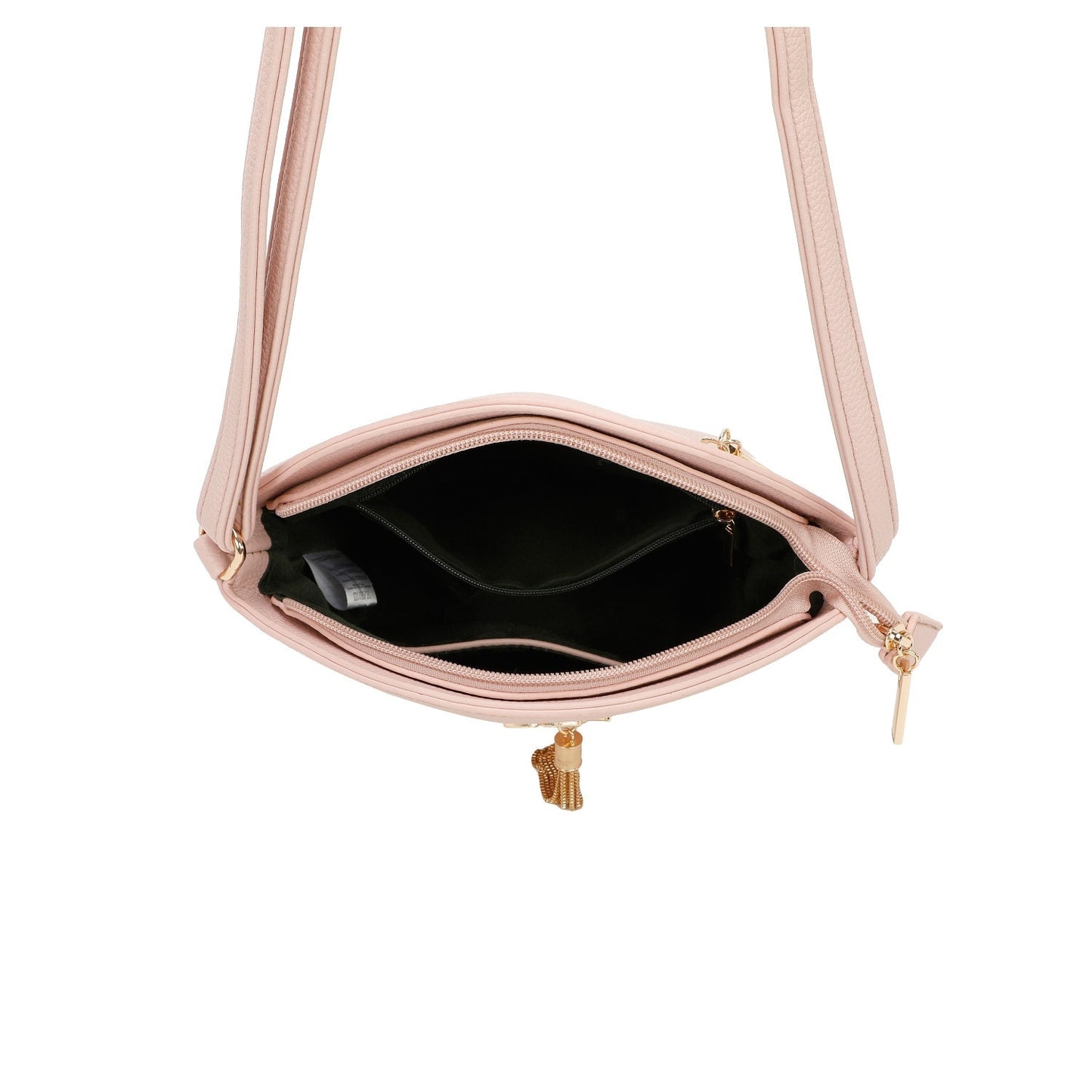 Tassel Cross Body Bag With Long Strap - Sleek Styles