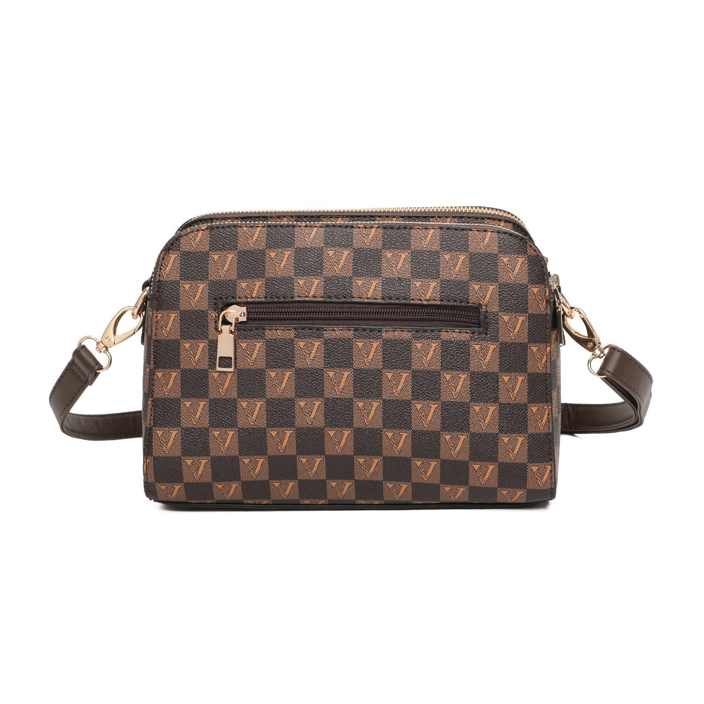 Vintage Geometric Pattern Shoulder Chain Bag, Classic Textured Underarm Bag For Daily Use - Sleek Styles
