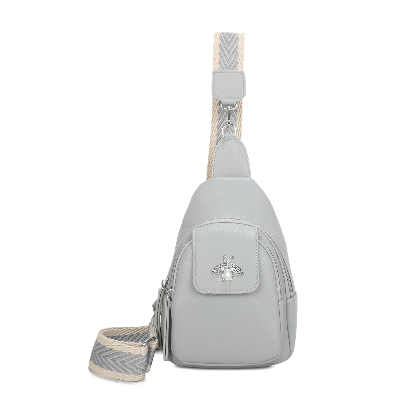 Women Bee Sling Chest Bag Female Casual Single Shoulder Bag - Sleek Styles