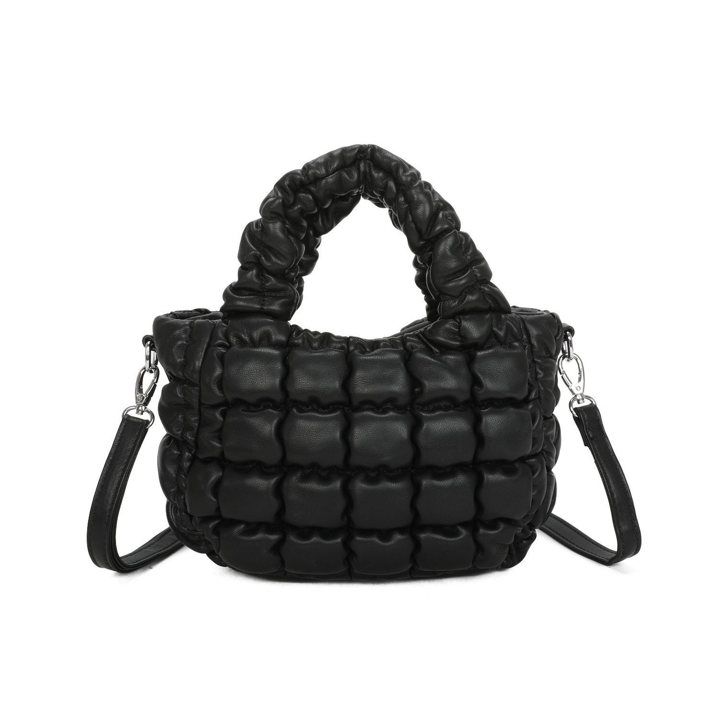 Pleated Bubbles Cloud Bag - Sleek Styles