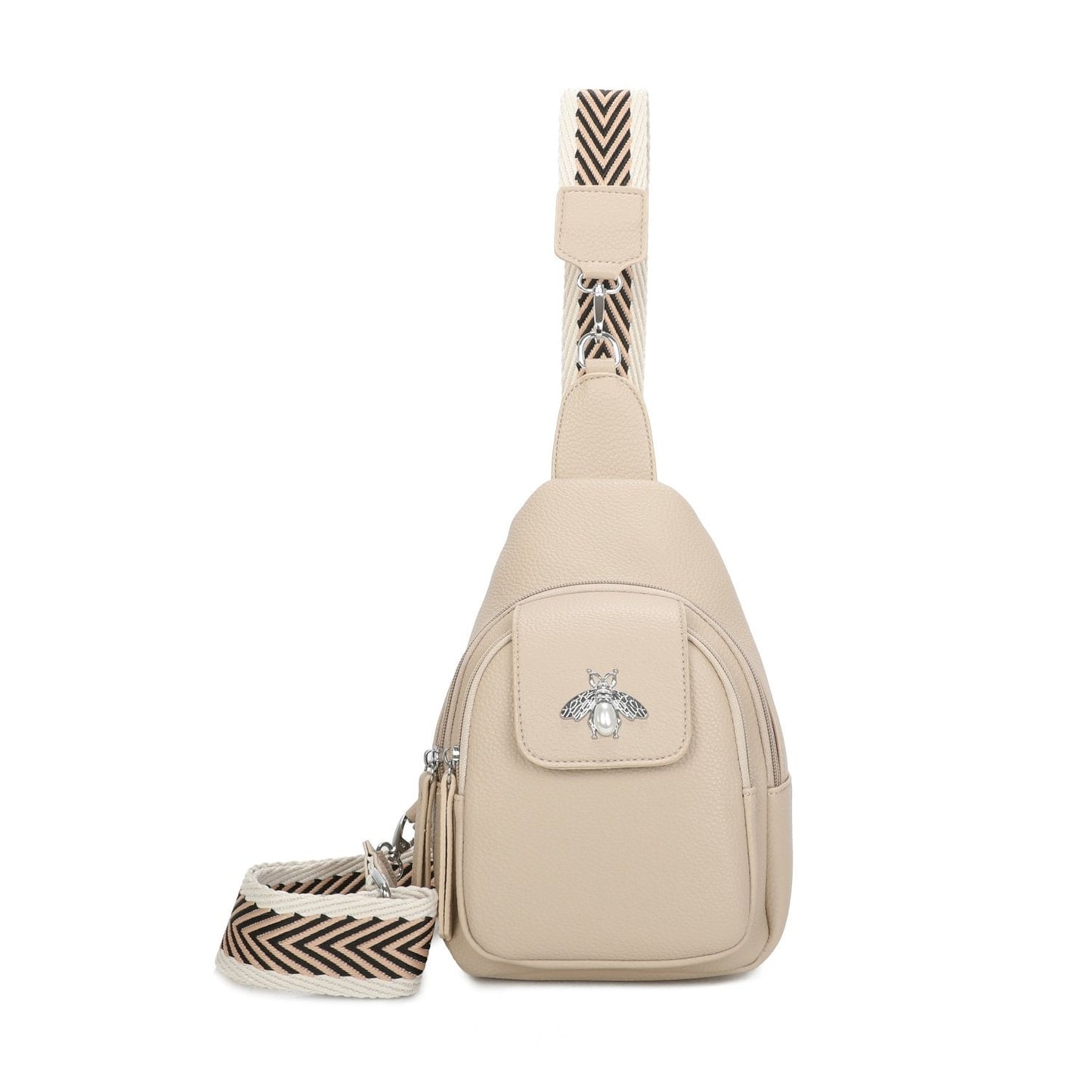 Women Bee Sling Chest Bag Female Casual Single Shoulder Bag - Sleek Styles