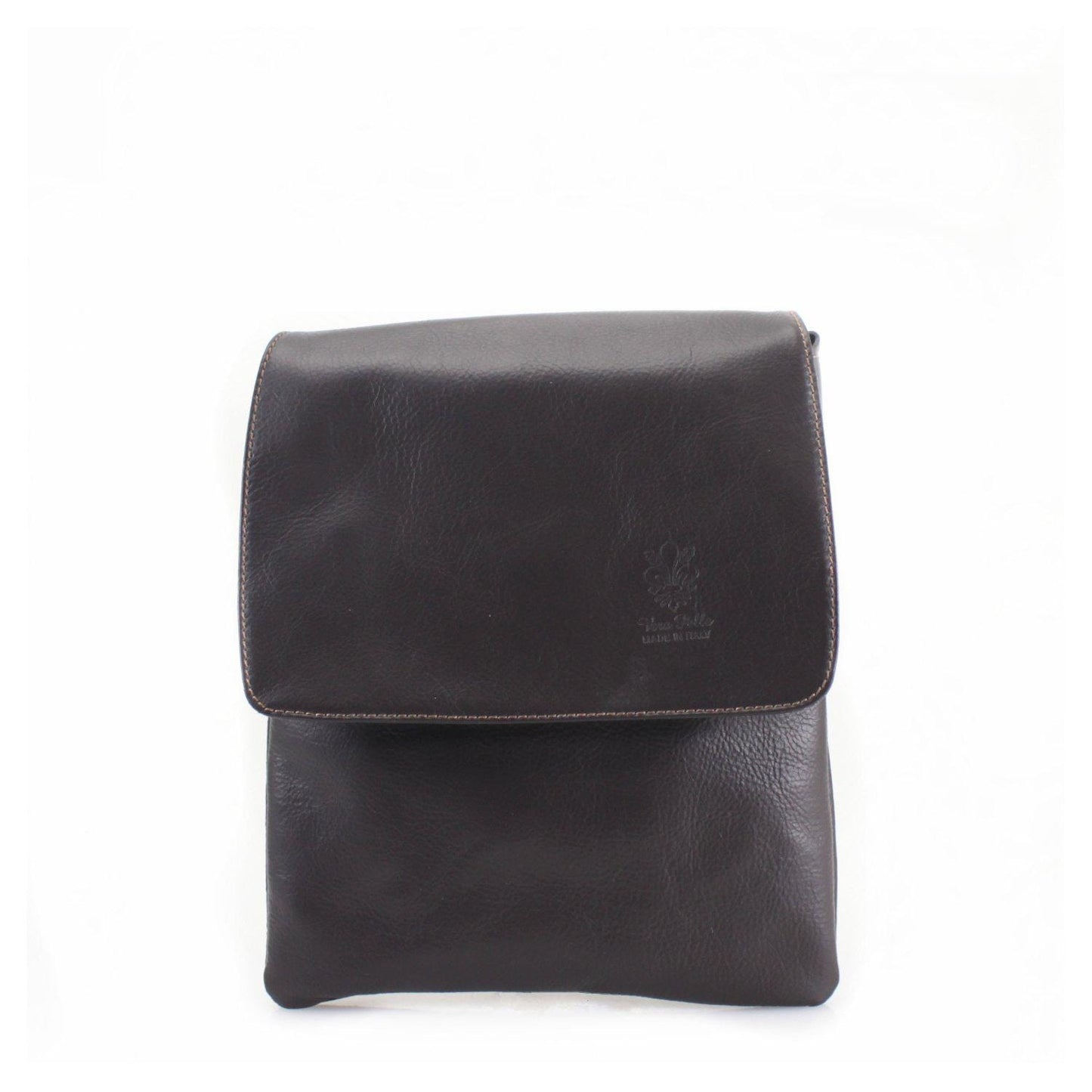 Women Italy Leather Vera Pelle Flap Crossbody Handbag Messenger Shoulder Bag - Sleek Styles