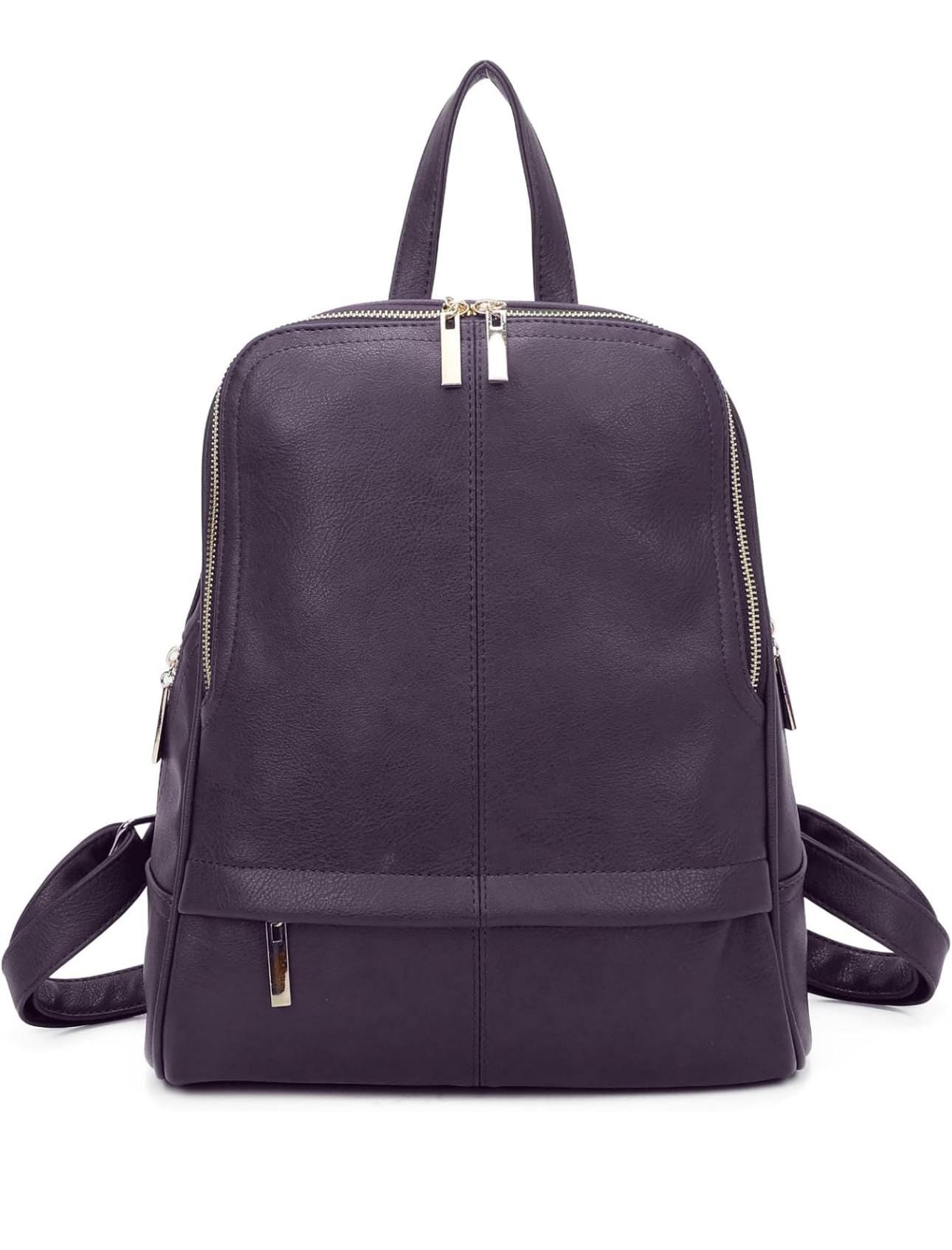 Women's Fashion Small Backpack, Women Backpack With Anti Theft Zipper, Waterproof Faux Leather Back Pack Women - Sleek Styles
