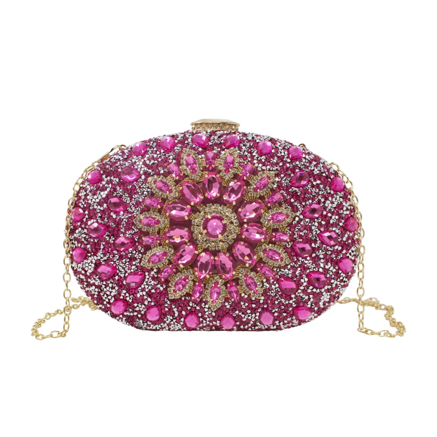 Full Diamante Clutch Bag - Sleek Styles