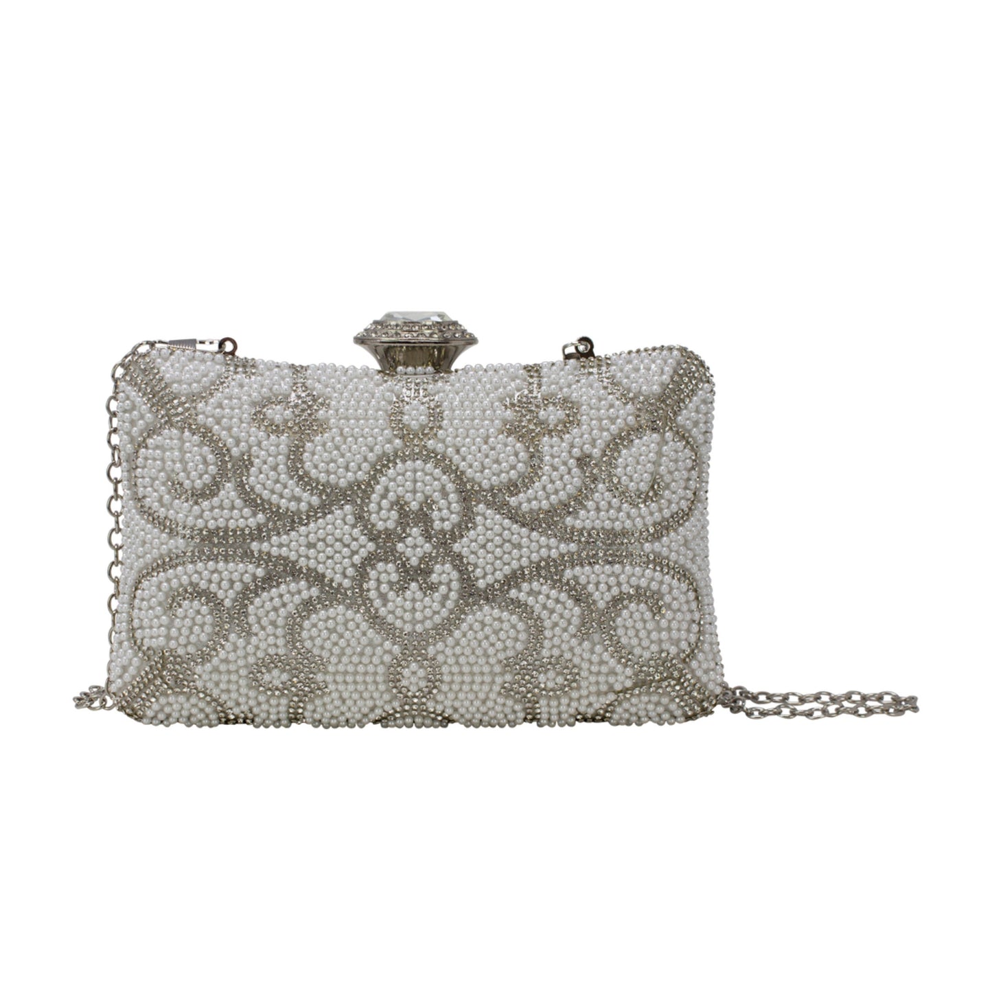 Floral Beads Clutch Bag - Sleek Styles