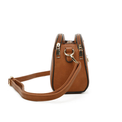 V Logo Crossbody Bag - Sleek Styles