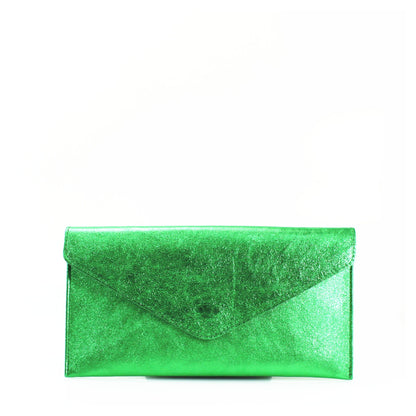 Leather Clutch Bag MADE IN ITALY - Sleek Styles