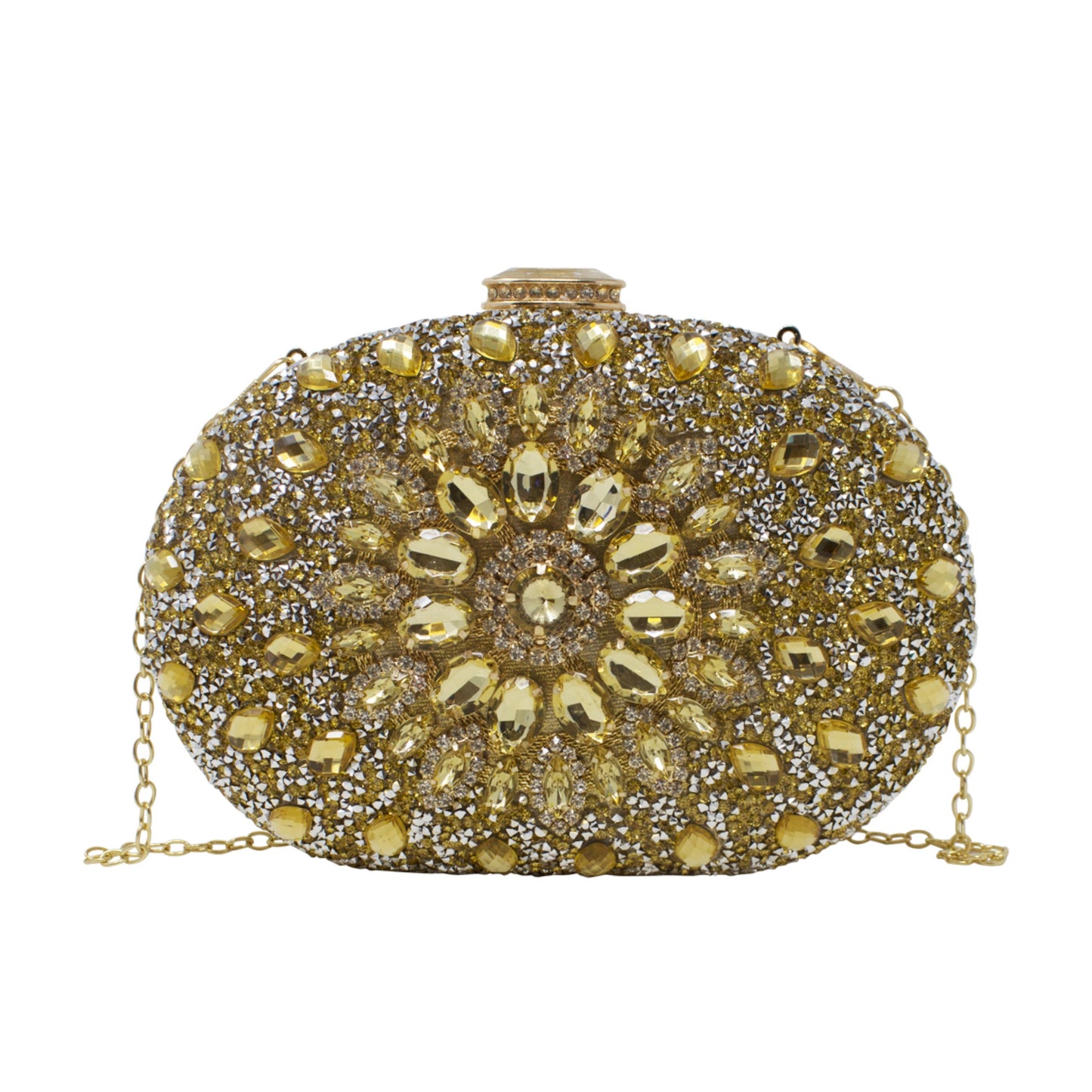 Full Diamante Clutch Bag - Sleek Styles