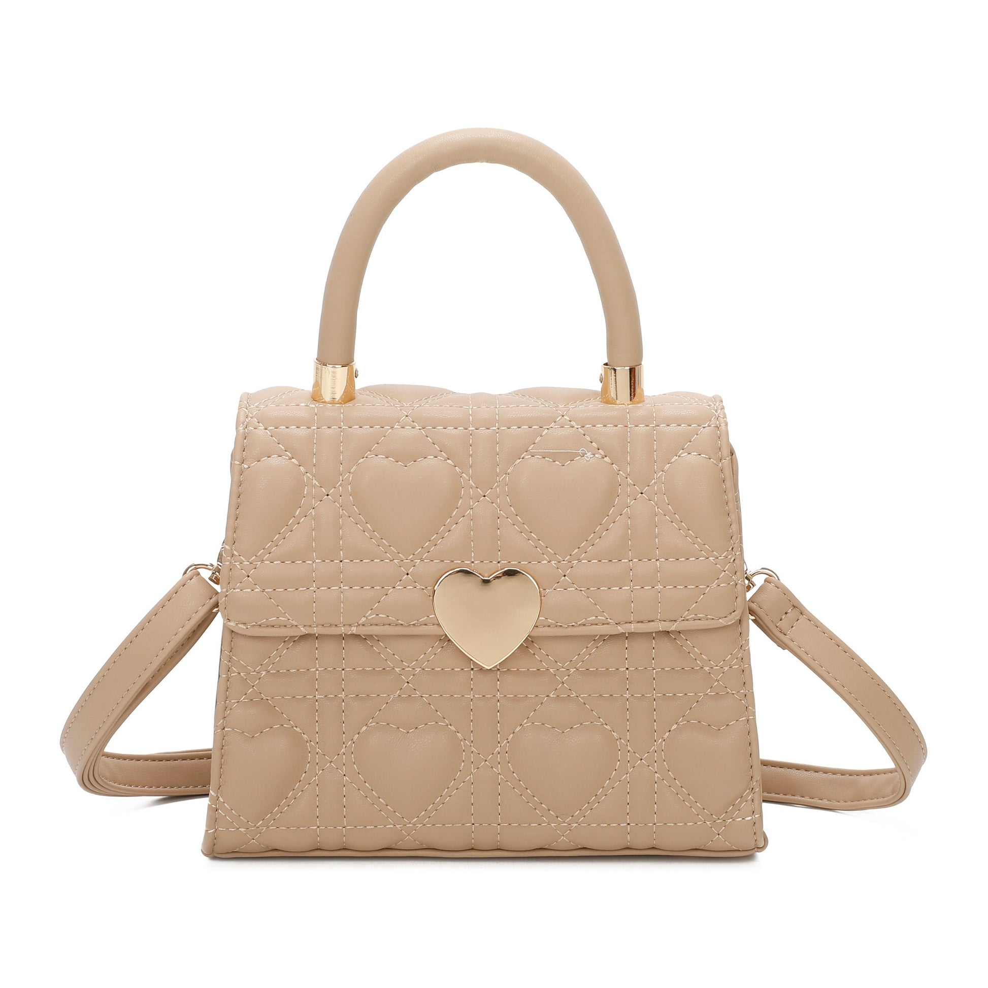 Quilted Heart Grab Bag - Sleek Styles