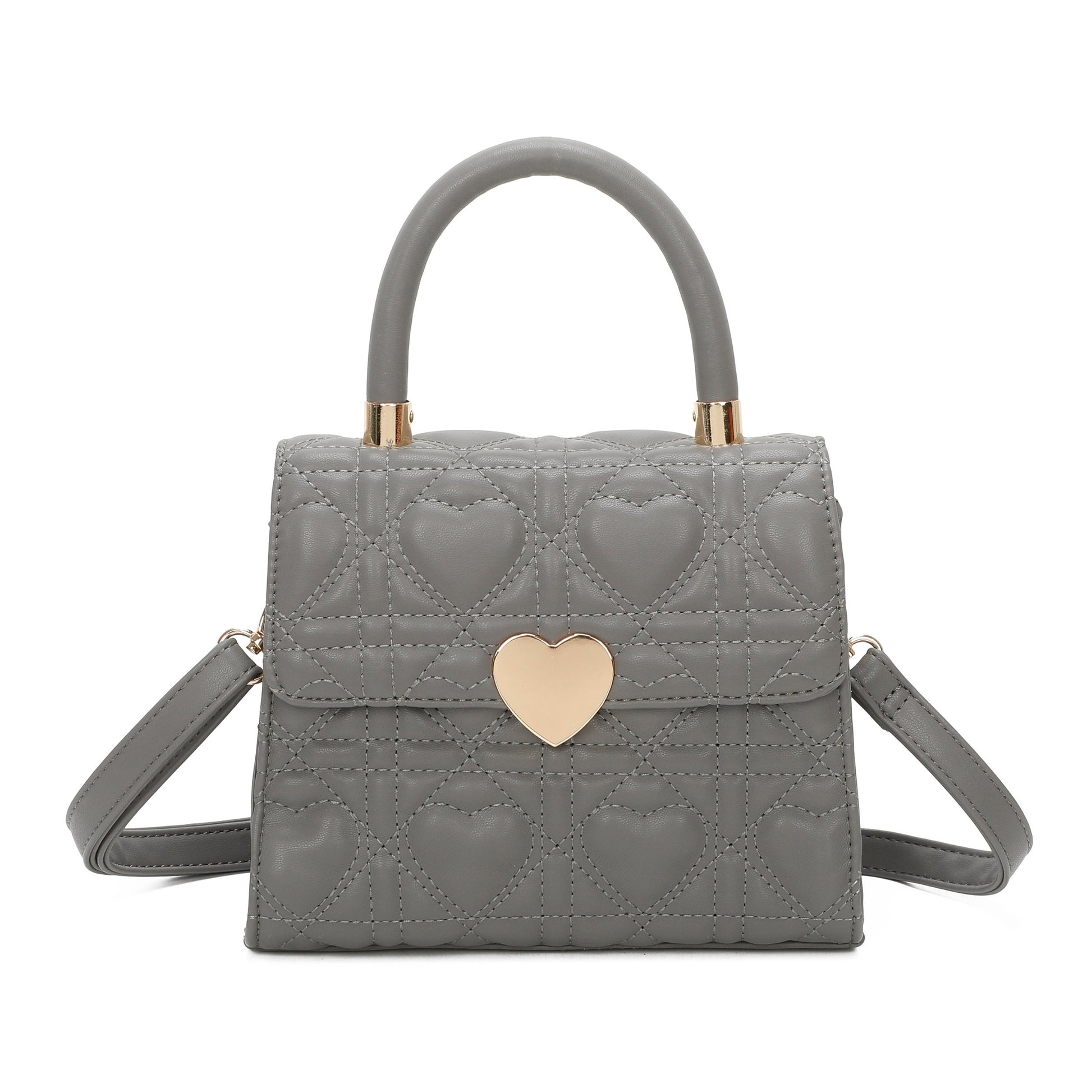 Quilted Heart Grab Bag - Sleek Styles