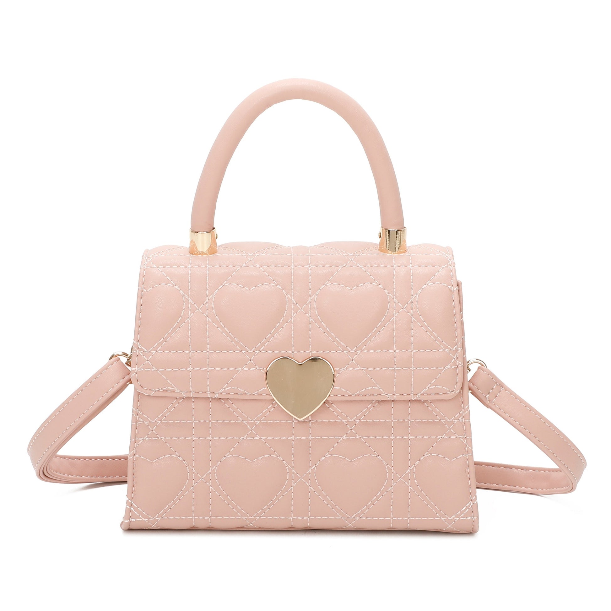 Quilted Heart Grab Bag - Sleek Styles