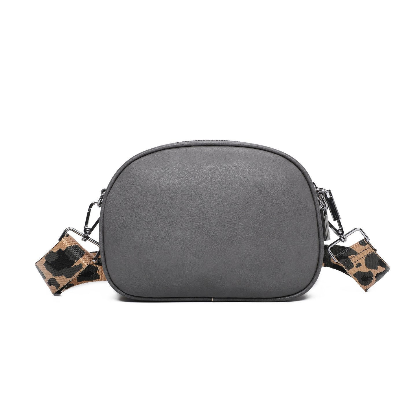 Classic Crossbody Bag With Colourful Strap - Sleek Styles