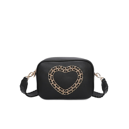 Heart embroidered Cross Body Bag - Sleek Styles