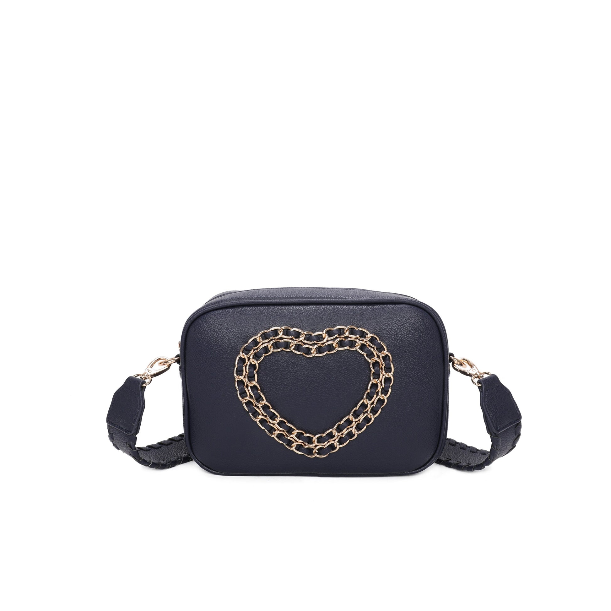 Heart embroidered Cross Body Bag - Sleek Styles