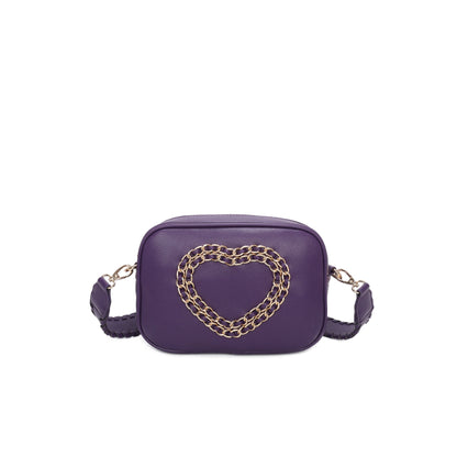 Heart embroidered Cross Body Bag - Sleek Styles