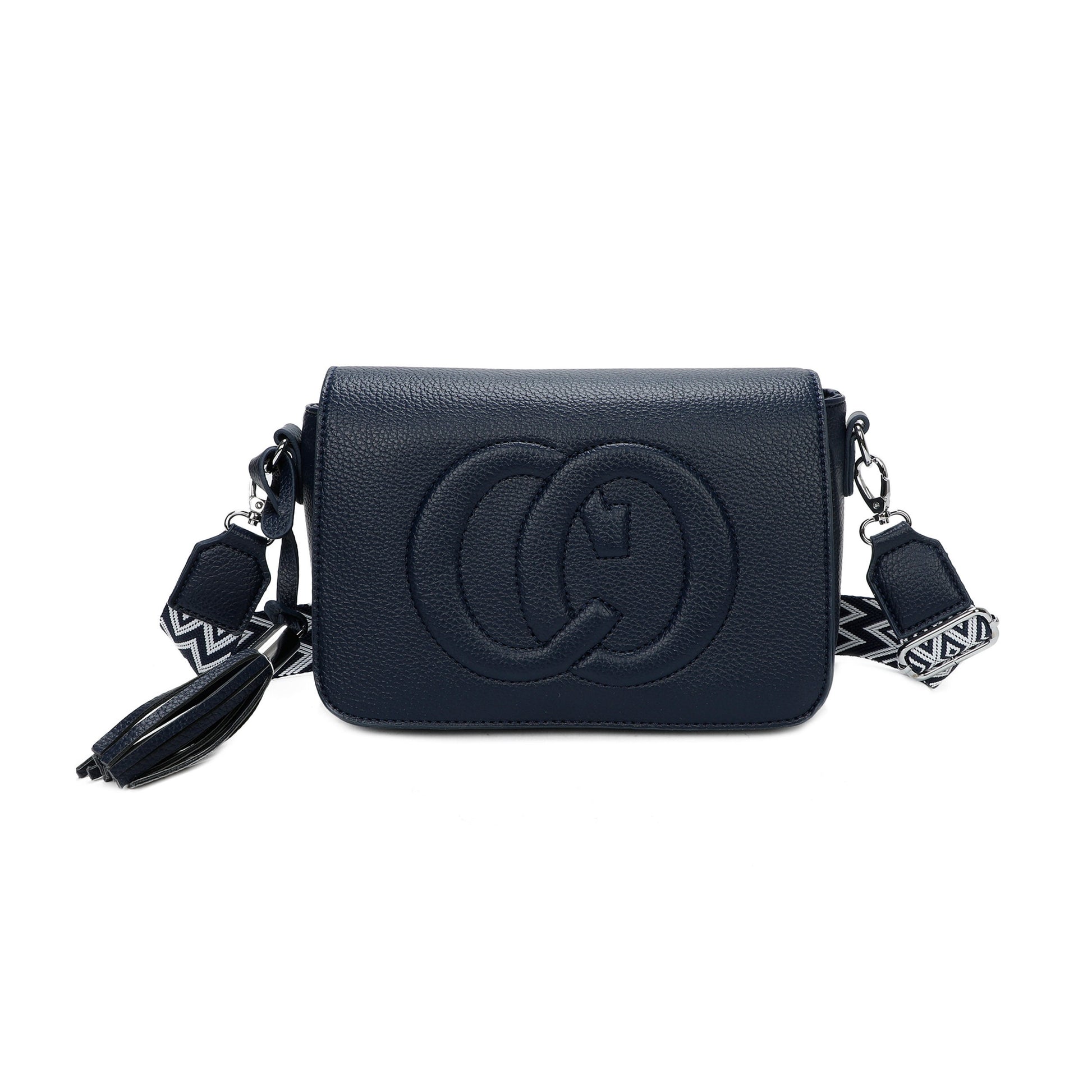 Tassel Cross Body bag / Shoulder Bag with Long Strap Hardware Gifts for her - Sleek Styles