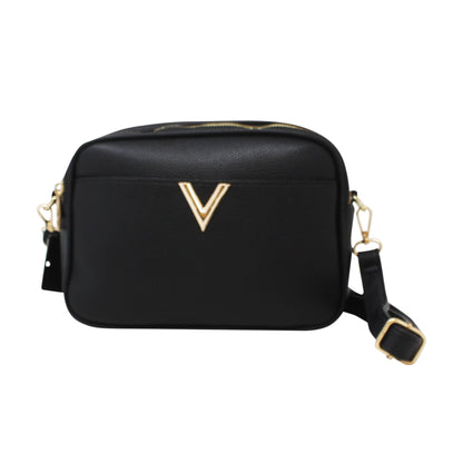 V Logo Small Crossbody Bag - Sleek Styles
