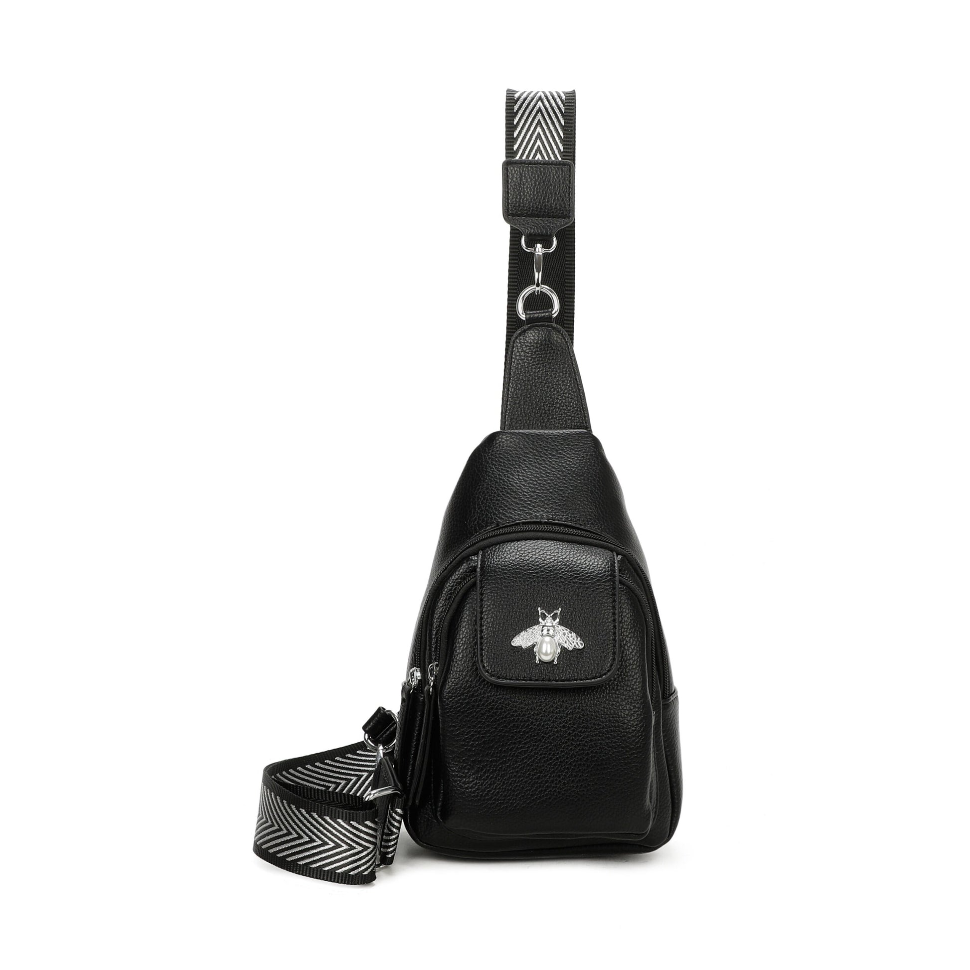 Women Bee Sling Chest Bag Female Casual Single Shoulder Bag - Sleek Styles