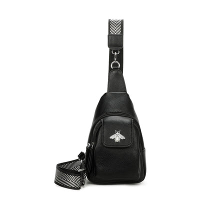 Women Bee Sling Chest Bag Female Casual Single Shoulder Bag - Sleek Styles