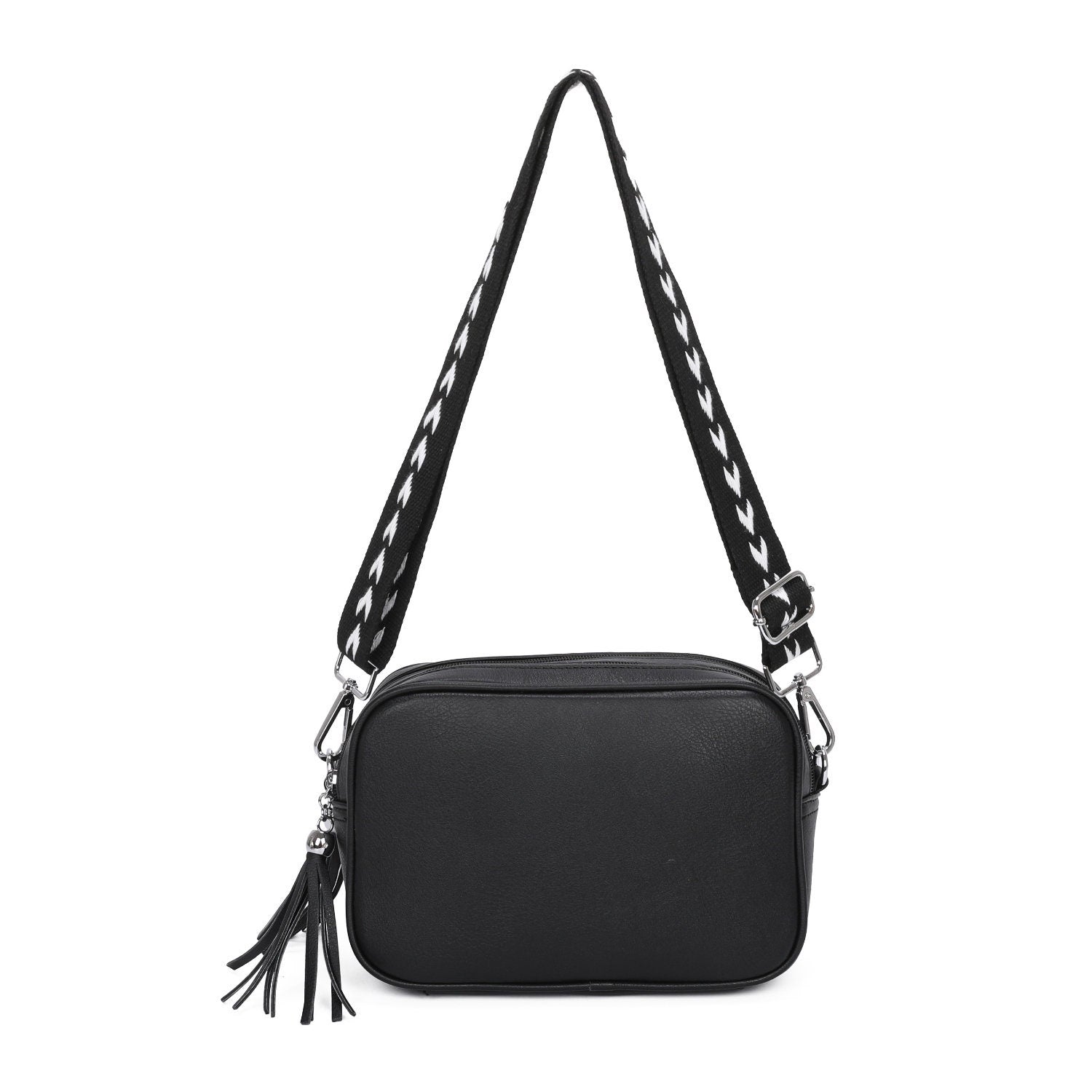 Detached Colourful Across The Body Strap Women Tasselled Shoulder Handbag - Sleek Styles