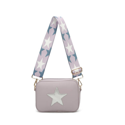 Star Front Women Printed Strap Shoulder Over Cross Body Bag Ladies Handbag - Sleek Styles