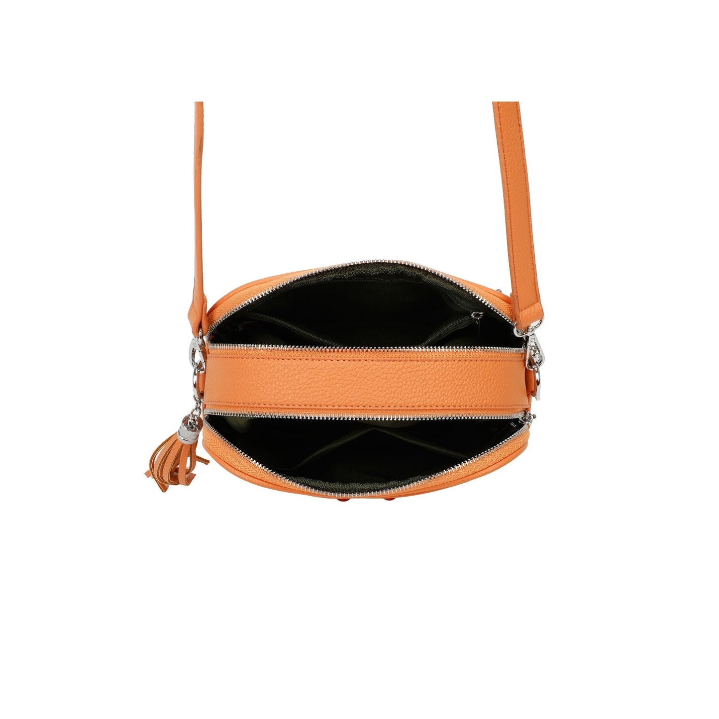 V Logo Small Crossbody Bag With Tassels - Sleek Styles