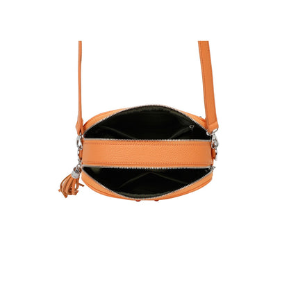 V Logo Small Crossbody Bag With Tassels - Sleek Styles