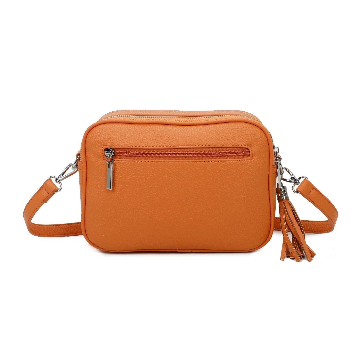 V Logo Small Crossbody Bag With Tassels - Sleek Styles
