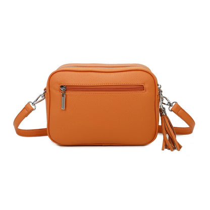 V Logo Small Crossbody Bag With Tassels - Sleek Styles