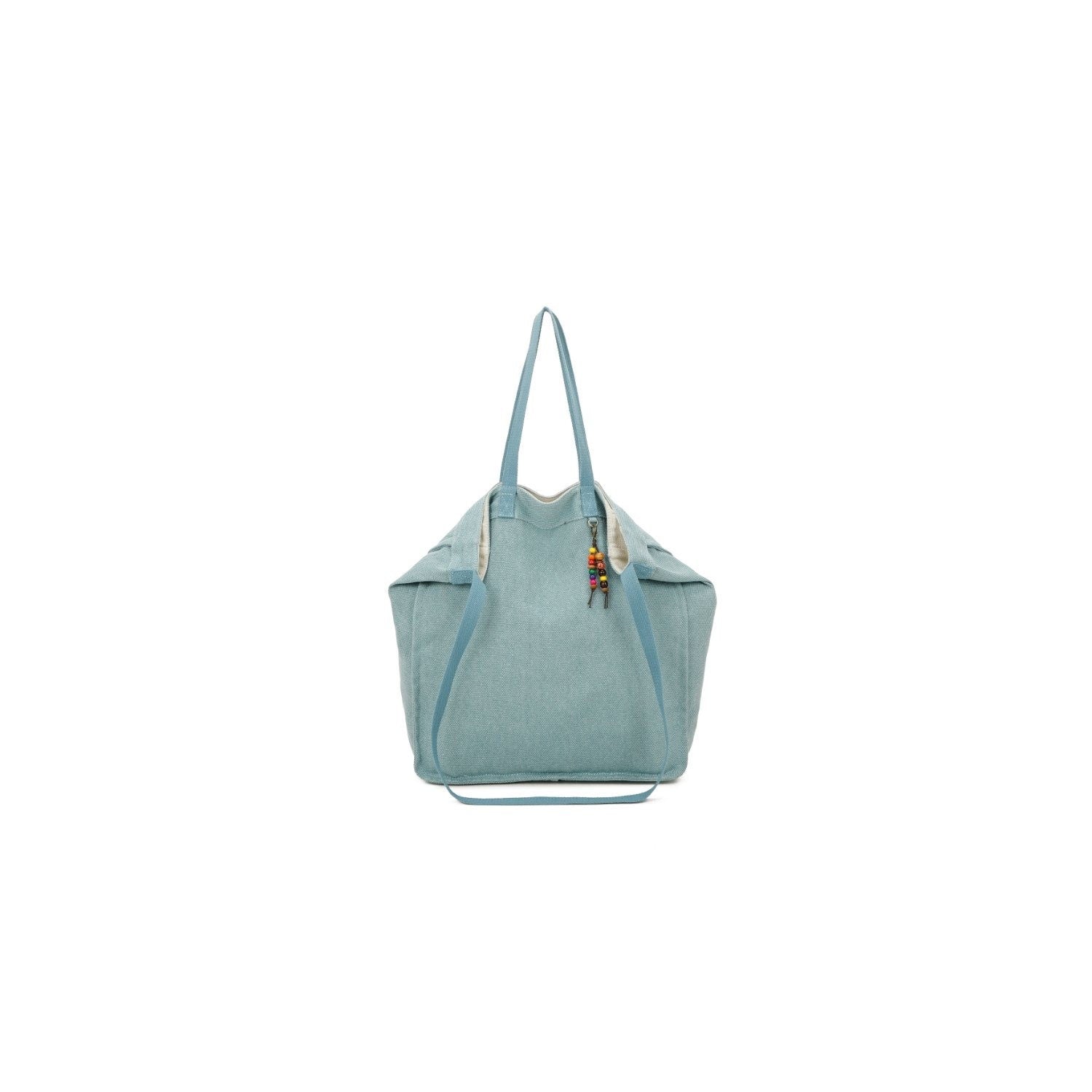 Large Canvas Shopper Bag - Sleek Styles