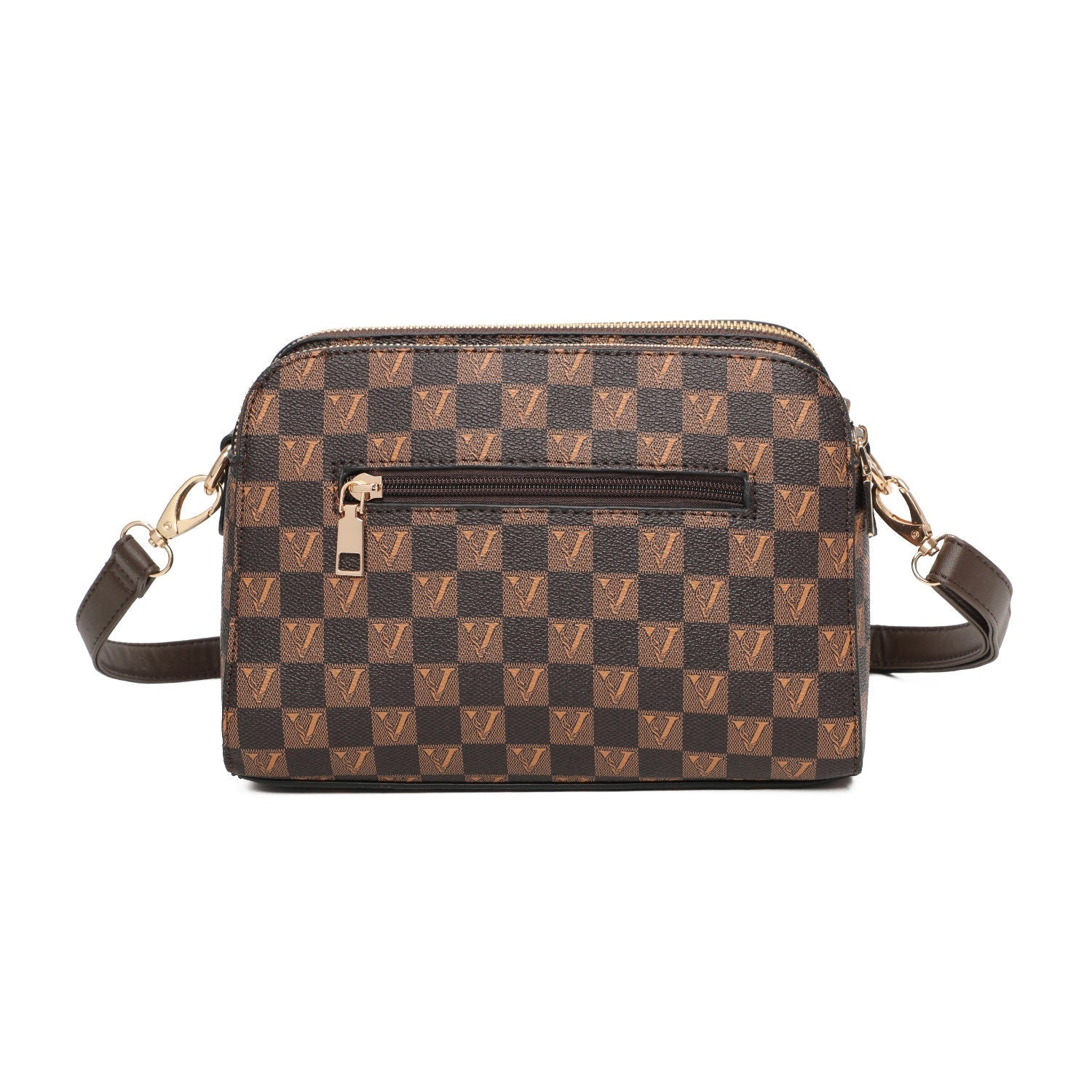 Vintage  Geometric Pattern Shoulder Chain Bag, Classic Textured Underarm Bag For Daily Use - Sleek Styles