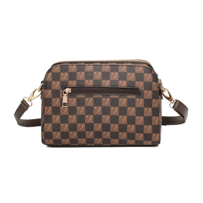 Vintage  Geometric Pattern Shoulder Chain Bag, Classic Textured Underarm Bag For Daily Use - Sleek Styles