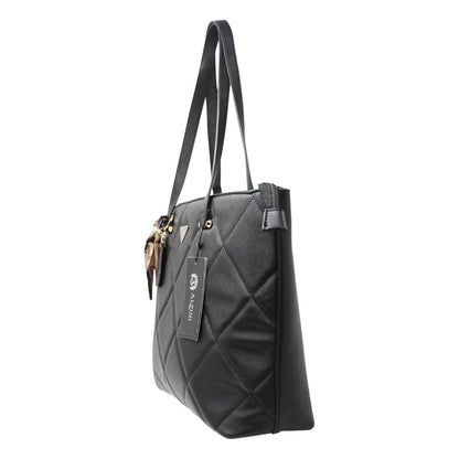 Stylish Quilted Black Tote Bag - Sleek Styles
