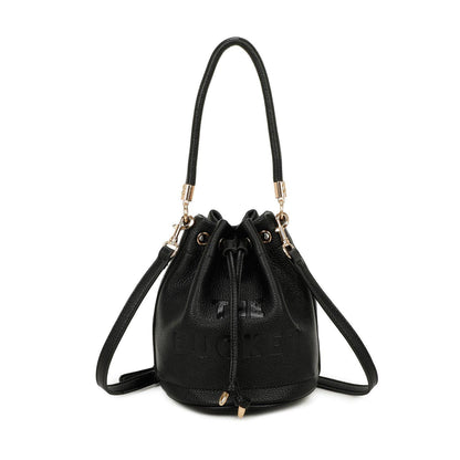 Bucket Bags for Women, Mini Bucket Bag Purses Soft Leather Crossbody Bucket Bags Drawstring Handbags Boho Bag - Sleek Styles