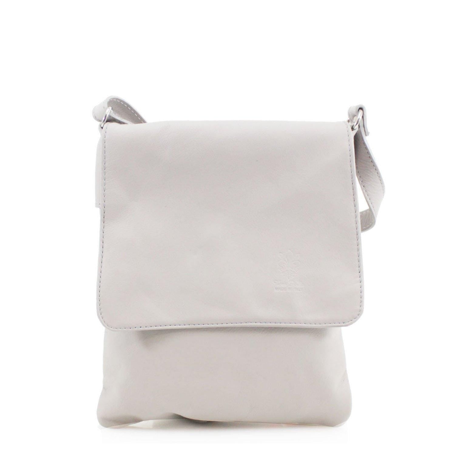 Women Italy Leather Vera Pelle Flap Crossbody Handbag Messenger Shoulder Bag - Sleek Styles