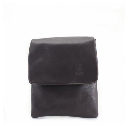 Women Italy Leather Vera Pelle Flap Crossbody Handbag Messenger Shoulder Bag - Sleek Styles