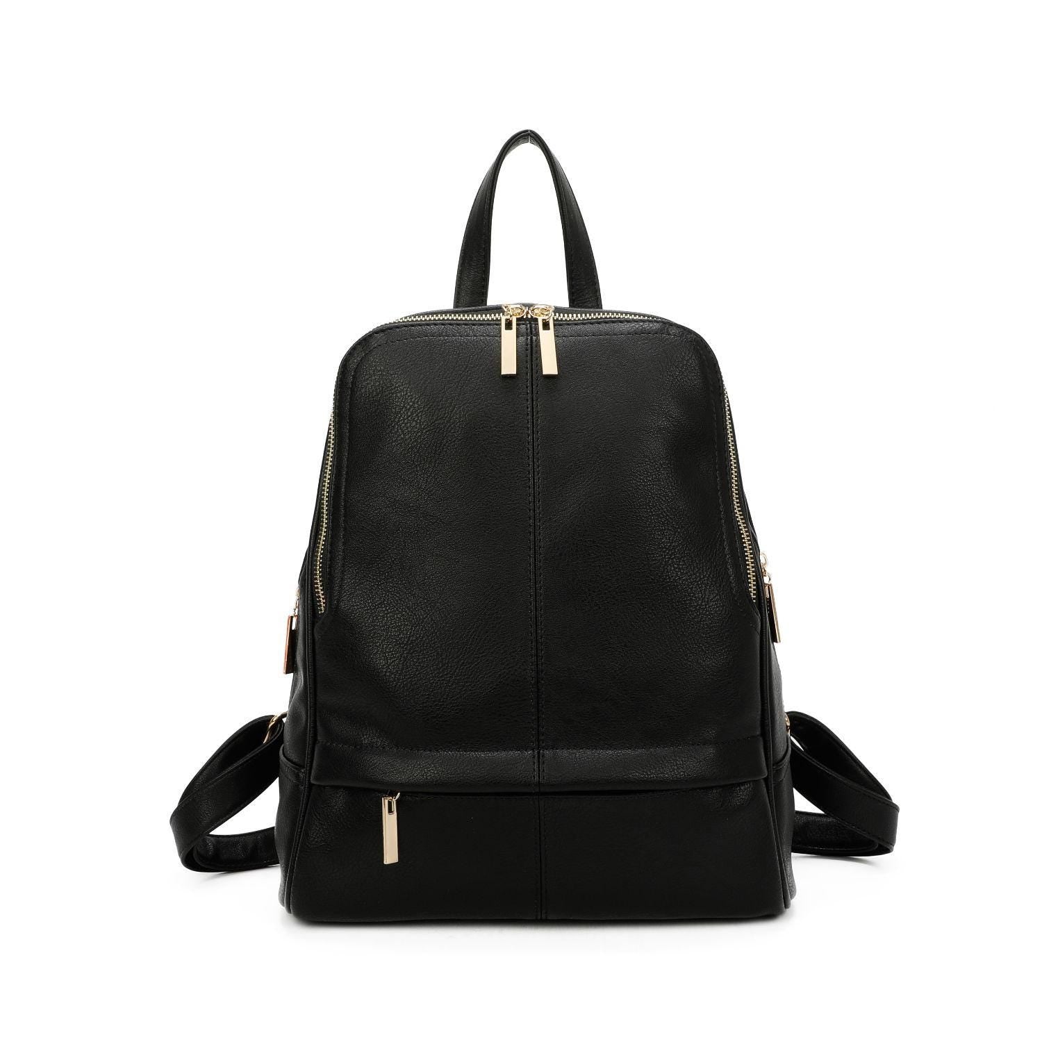 Women's Fashion Small Backpack, Women Backpack With Anti Theft Zipper, Waterproof Faux Leather Back Pack Women - Sleek Styles