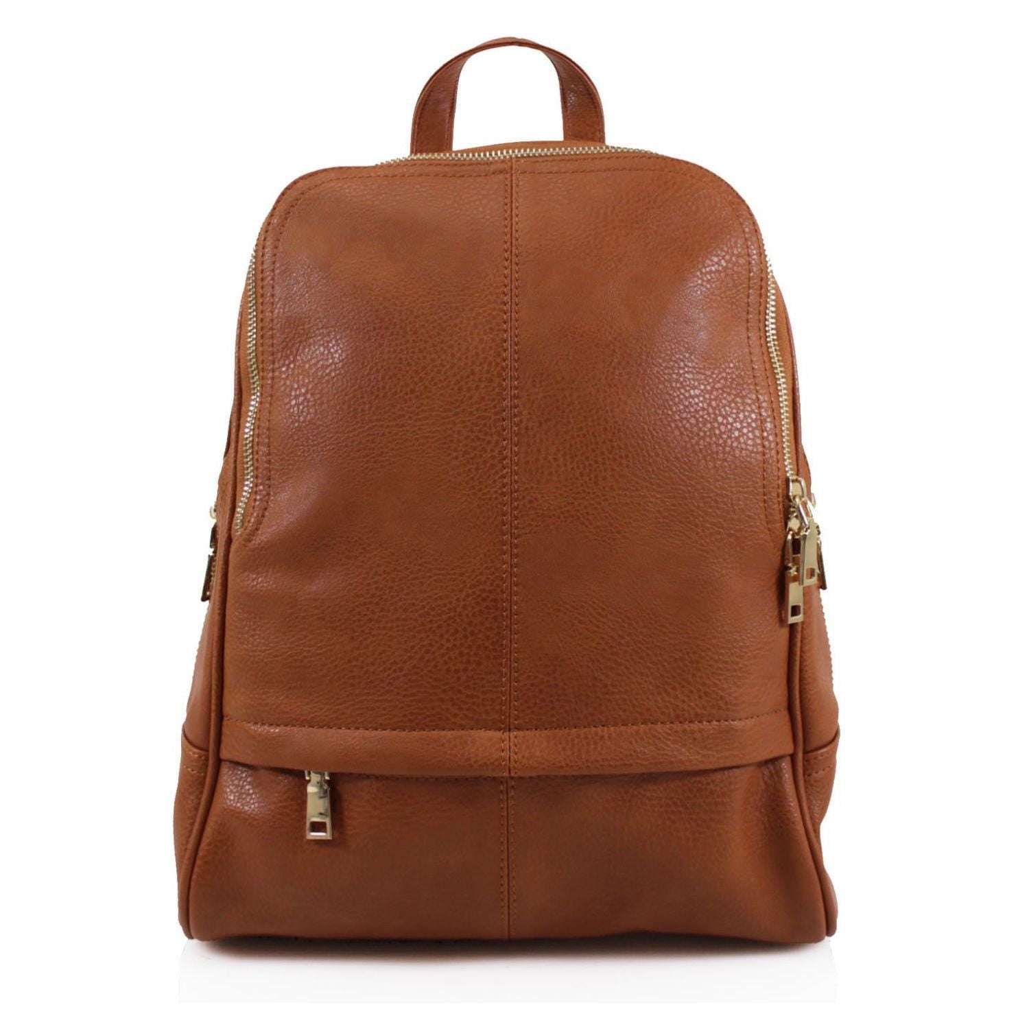 Women's Fashion Small Backpack, Women Backpack With Anti Theft Zipper, Waterproof Faux Leather Back Pack Women - Sleek Styles