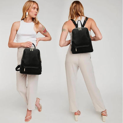 Women's Fashion Small Backpack, Women Backpack With Anti Theft Zipper, Waterproof Faux Leather Back Pack Women - Sleek Styles